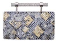 Yoko Clutch Grey Snake Print view