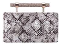 Yoko Clutch Ivory Snake Print view