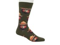 Smokey The Bear Men's Crew Socks Green/Multicolor view