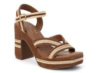 Adelaide Platform Sandal Dark Brown view