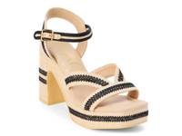 Adelaide Platform Sandal Natural/Black view