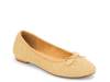 Donna Ballet Flat Beige Raffia view