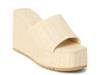 Marche Wedge Sandal Ivory Raffia view