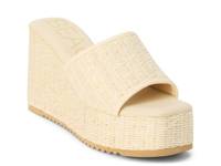Marche Wedge Sandal Ivory Raffia view