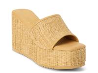 Marche Wedge Sandal Beige Raffia view