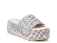 Pismo Platform Sandal White/Black view