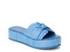 Sunda Platform Sandal Blue view