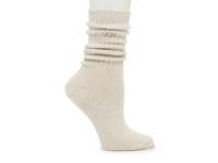 Trey Rib Knit Men's Crew Socks Beige view