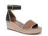 Pela 4 Wedge Sandal Dark Brown view
