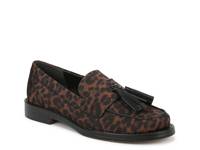 Lucia Loafer Tan Leopard Print Fabric view