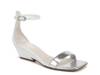 Sadie Sandal White/Silver Metallic view