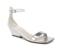 Sadie Sandal White/Silver Metallic view