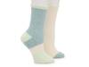 Lounge Women's Crew Socks - 2 Pack White/Blue view