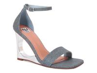 Sky Sandal Blue Denim Fabric view