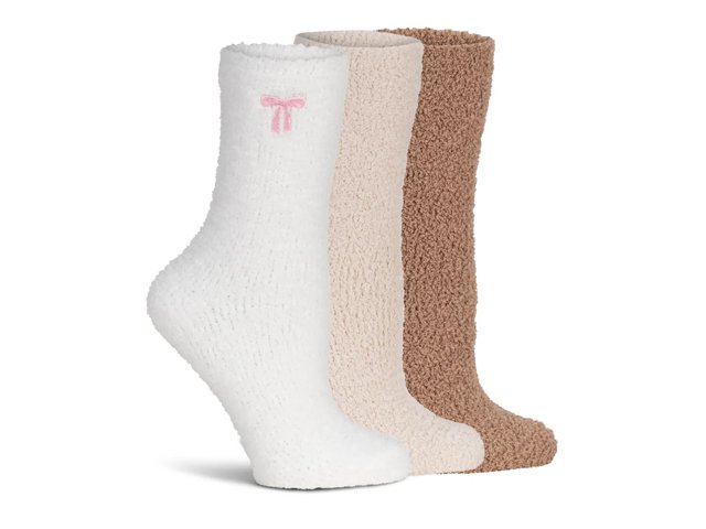 Star Fuzzy Women's Crew Socks - 3 Pack