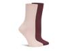 Lounge Women's Crew Socks - 2 Pack Pastel Purple/Burgundy view