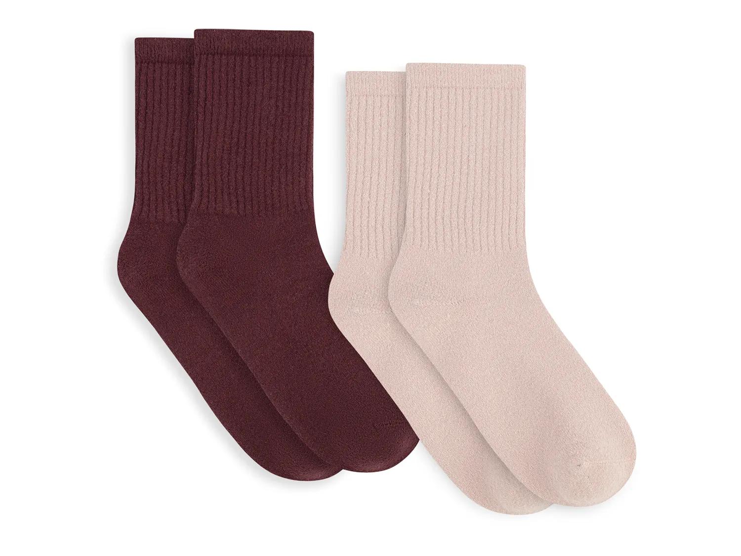Lounge Women's Crew Socks - 2 Pack