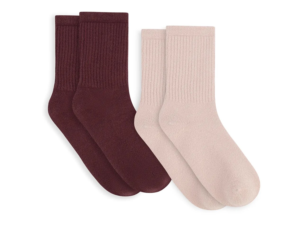 Lounge Women's Crew Socks - 2 Pack