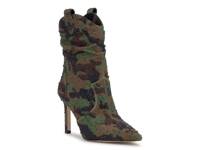 Evgena Western Boot Green/Brown Camo Print Synthetic view