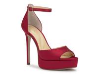 Sohilea Sandal Red Satin view
