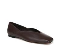 Carmen Flat Dark Brown Leather view