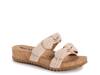 Posie Sandal Beige Crochet Fabric view