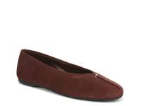 Ori Ballet Flat Burgundy Suede view