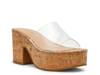 Trippy Platform Sandal Clear/Beige view