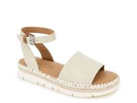Lucille Platform Sandal Stone Leather view
