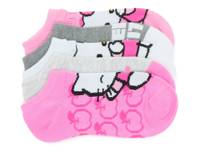 Hello Kitty Kids' No Show Socks - 5 Pack Light Pink view