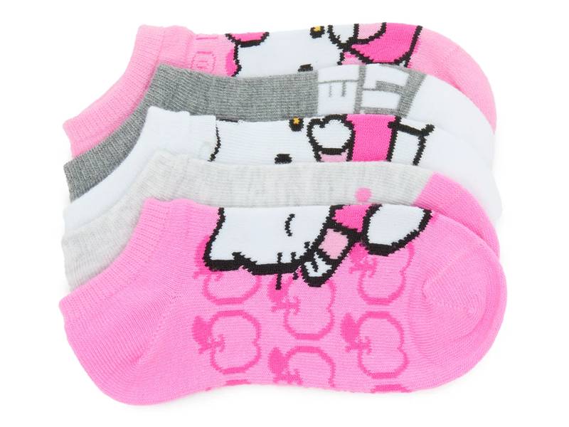 Hello Kitty Kids' No Show Socks - 5 Pack