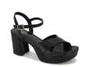 Reeva Platform Sandal Black view
