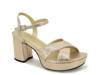 Reeva Platform Sandal Gold view