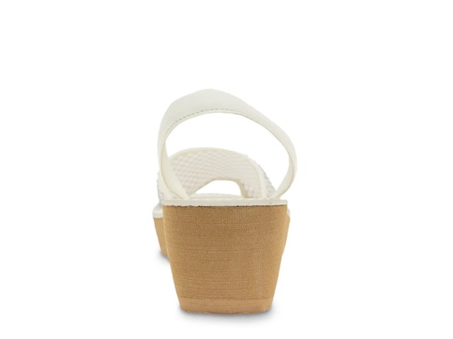 Fine Glass Wedge Sandal