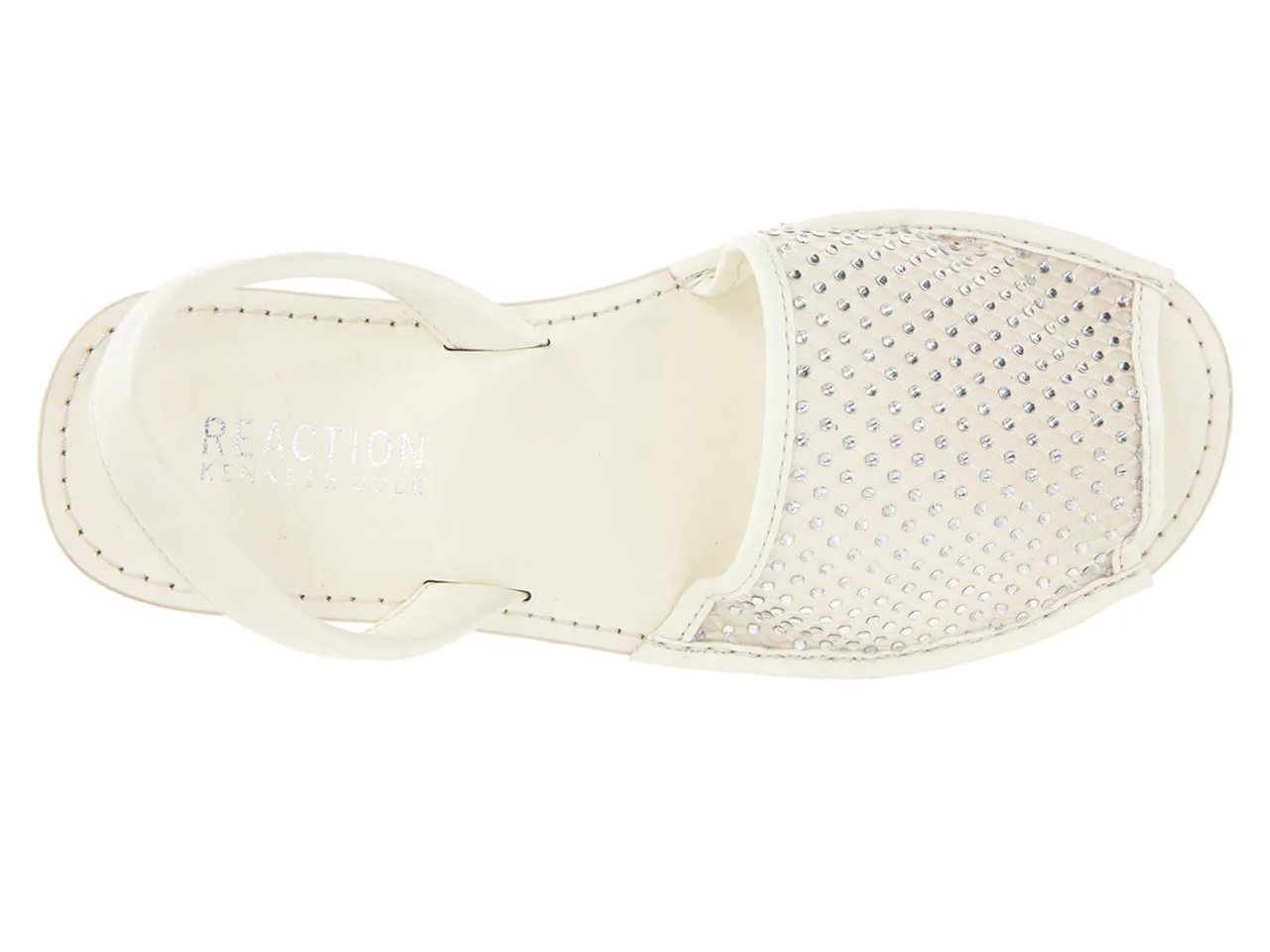 Fine Glass Wedge Sandal