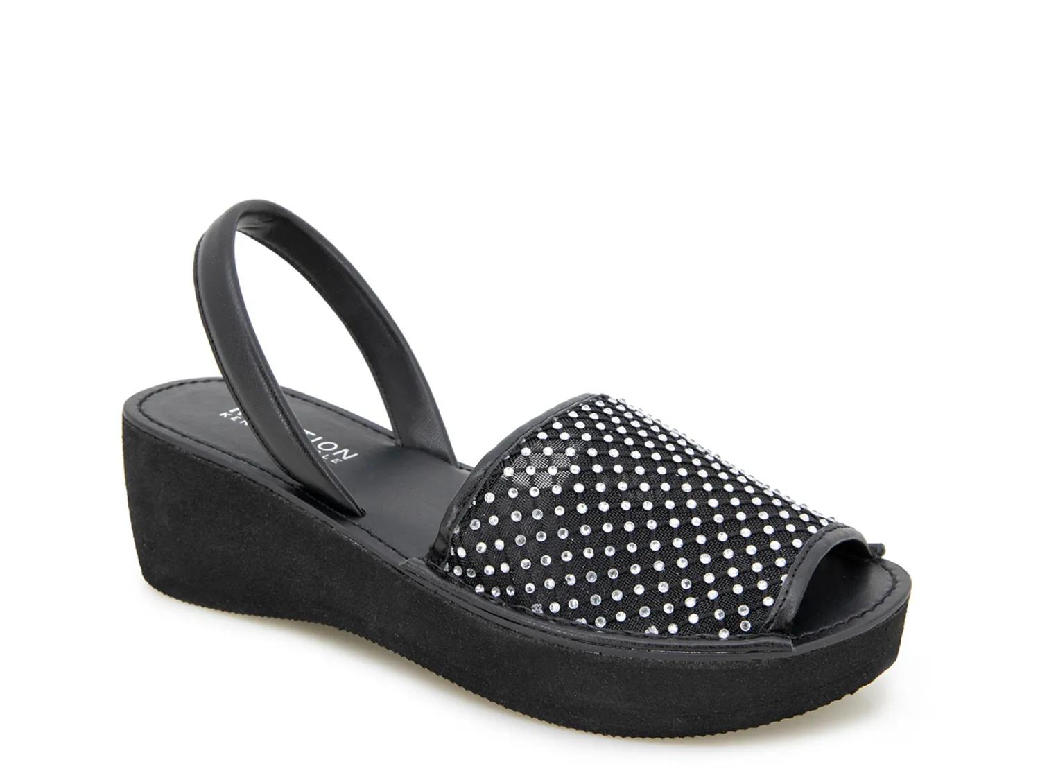 Fine Glass Wedge Sandal - image 3