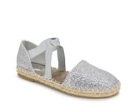 Luna Espadrille Flat Silver view