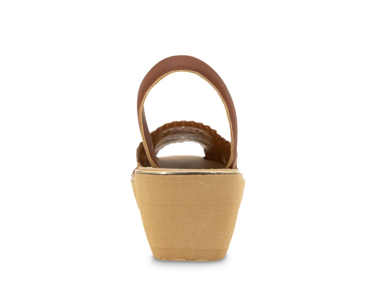 Fine Glass Wedge Sandal