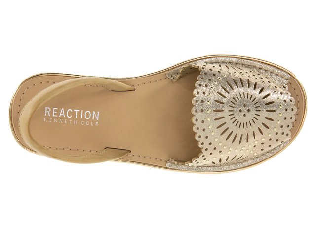 Fine Glass Wedge Sandal