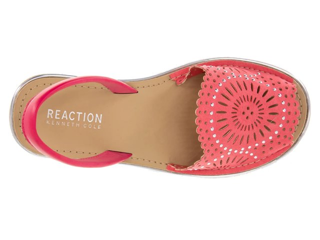 Fine Glass Wedge Sandal