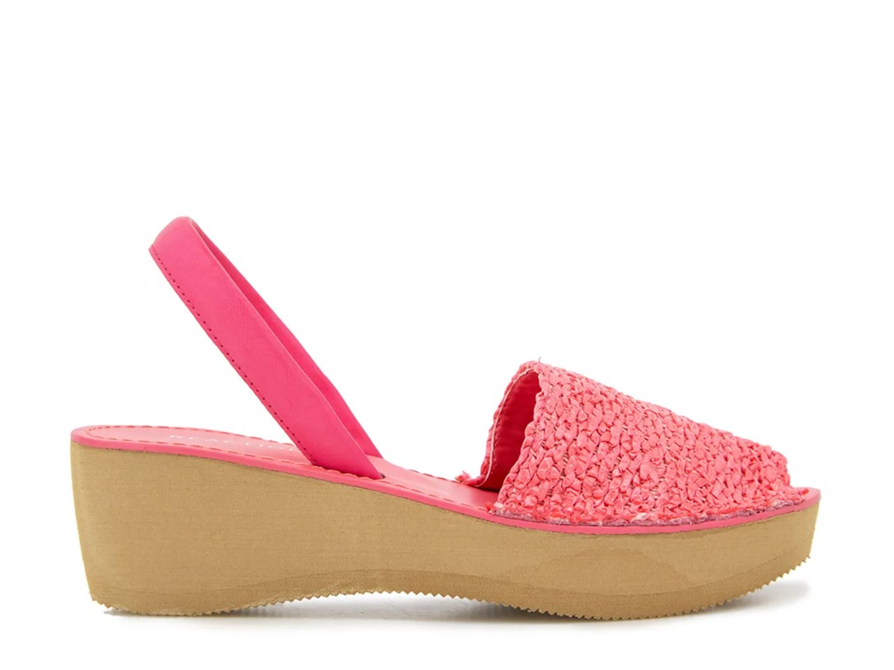 Fine Glass Wedge Sandal