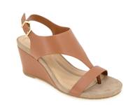 Greatly Wedge Sandal Luggage Brown view