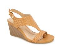 Greatly Wedge Sandal Tan Woven view