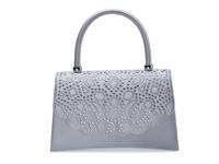 Katie Mini Satchel Silver Metallic view