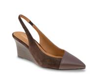 Laina Wedge Pump Dark Brown view