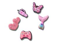 Girly Jibbitz Set - 5 Pack Multicolor view