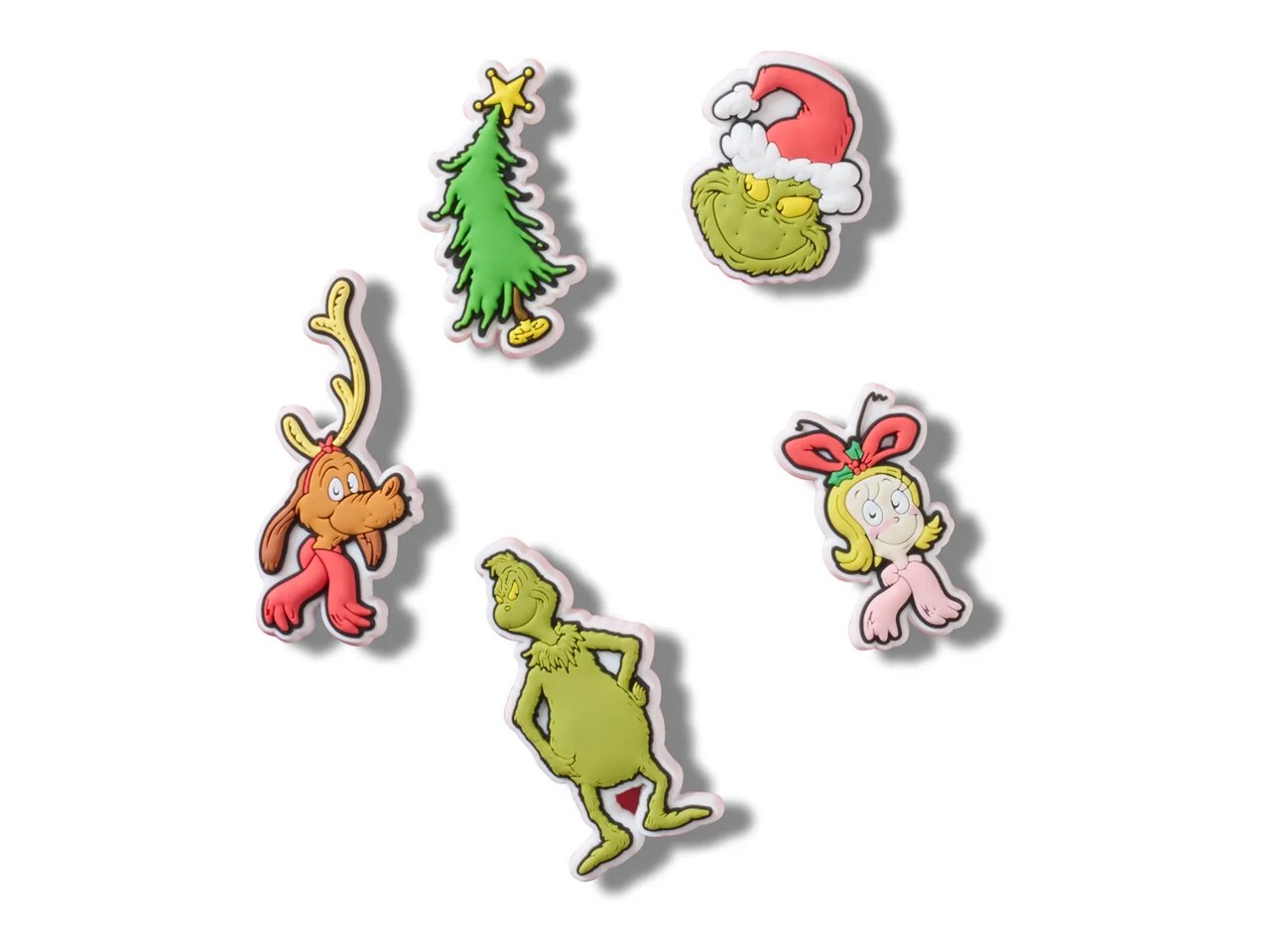 The Grinch Jibbitz Set - 5 Pack
