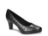 Equinox Pump Black Croc Print view