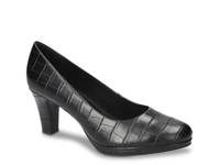 Equinox Pump Black Croc Print view