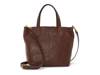 Anny Leather Satchel Dark Brown view